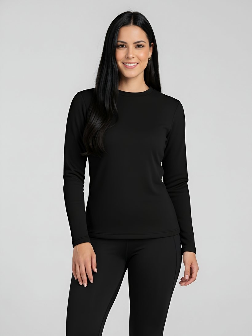 Blusa térmica feminina preta