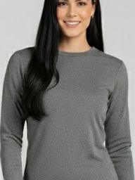 Blusa térmica feminina na cor mescla
