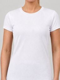 T-shirt dry fit na cor branca