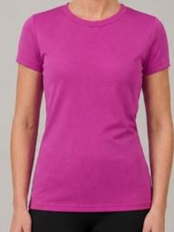 T-shirt dry fit na cor rosa