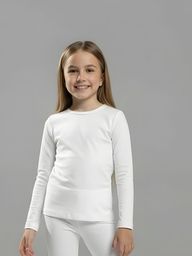 Conjunto térmico infantil na cor branco