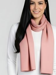 Cachecol térmico na cor rosé