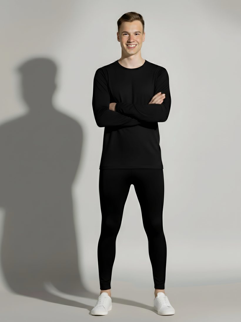 Blusa térmica masculina preta
